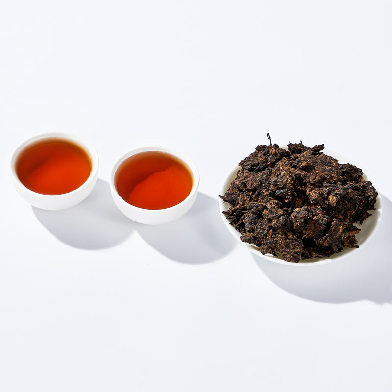 Premium Aged Ripe Pu-erh Tea Cake | 2018 Spring Harvest | Smooth, Rich & Naturally Sweet