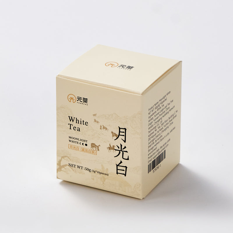 Yunnan Moonlight White Tea Mini Cake – 6-Year Aged | Honey & Fruity Aroma | Premium Pressed White Tea