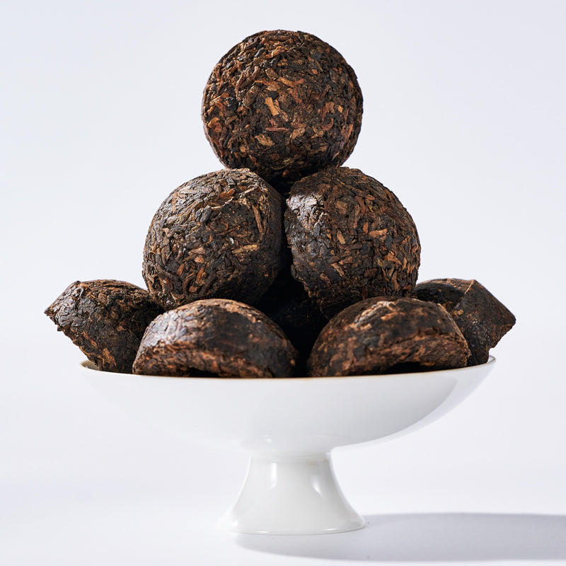 Yunnan Aged Mini Tuo Cha – Smooth & Sweet Ripe Pu-erh Tea | 7-Year Aged, Fast Brewing, Perfect Daily Tea