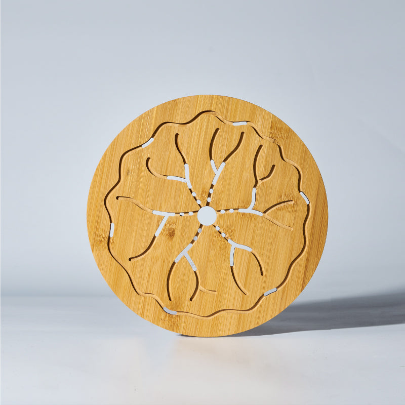 Portable Bamboo Tea Tray with Water Storage - Chinese Gongfu Tea Board for Home & Office