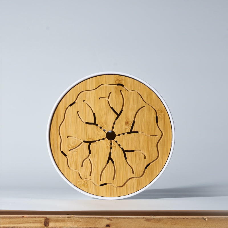 Portable Bamboo Tea Tray with Water Storage - Chinese Gongfu Tea Board for Home & Office
