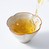90ml Handmade Ru Kiln Petal Tea Cup | Elegant Ceramic Gongfu Teacup from Dehua
