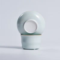Handmade Celadon Tea Strainer | Ceramic Gongfu Tea Filter for Loose Leaf Tea